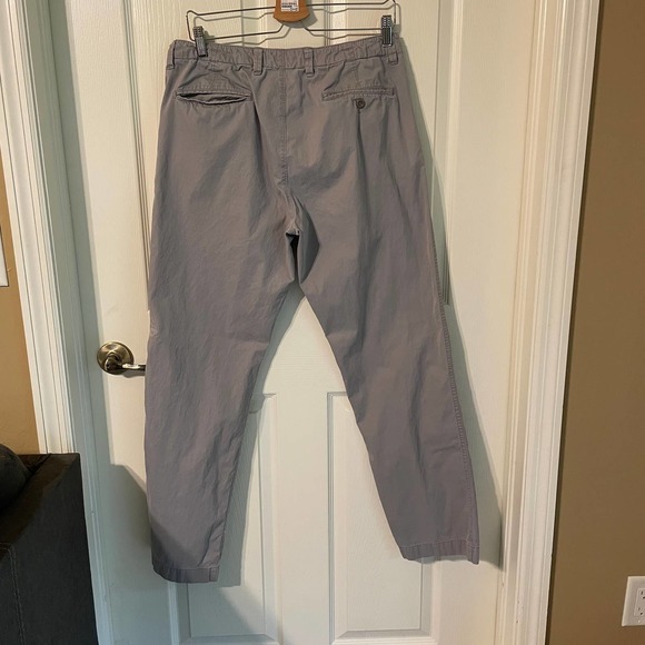 J. Crew men’s Essex gray chino pant - size 33x32 - Picture 6 of 7
